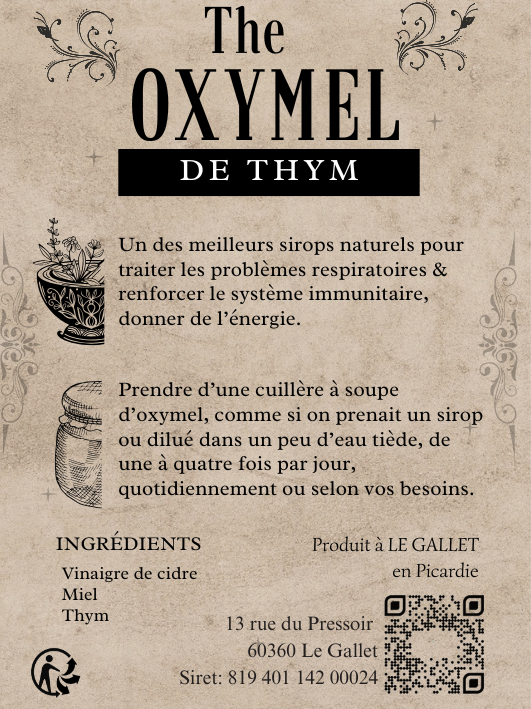 OXYMEL de thym image 0