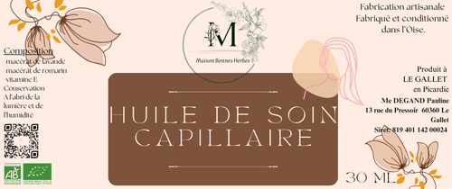 Huile de soin capillaire  image 0