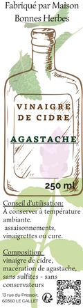 Vinaigre de cidre AGASTACHE image 0