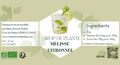 Sirop de plantes Mélisse citronnée  image 0