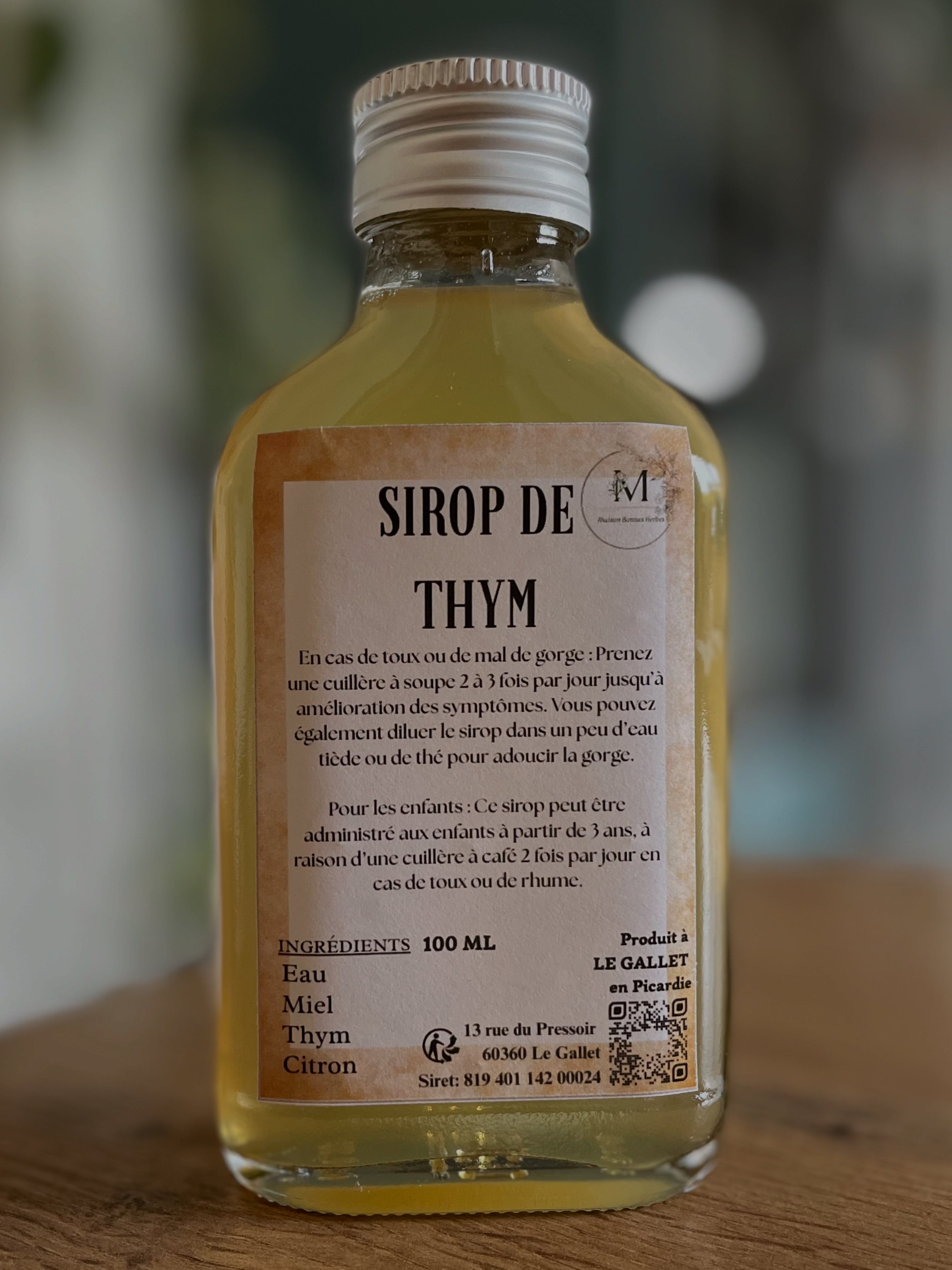 Sirop de thym image 1