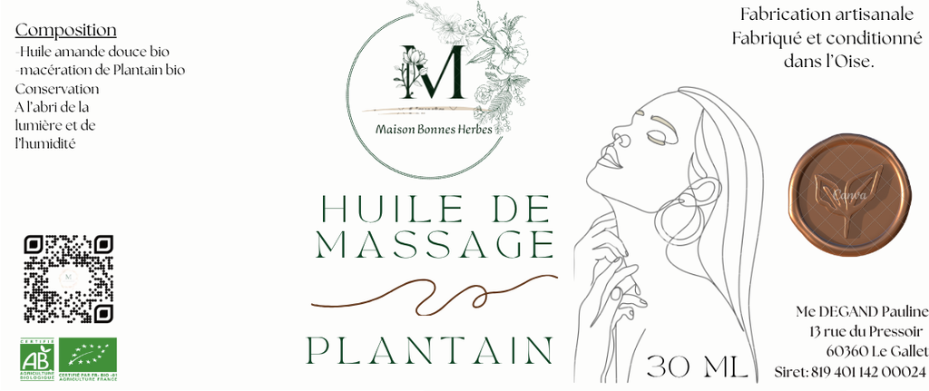 Macérât huileux de plantain  image 0