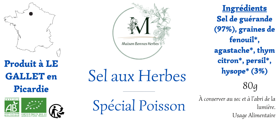 Sel aux herbes spécial Poisson